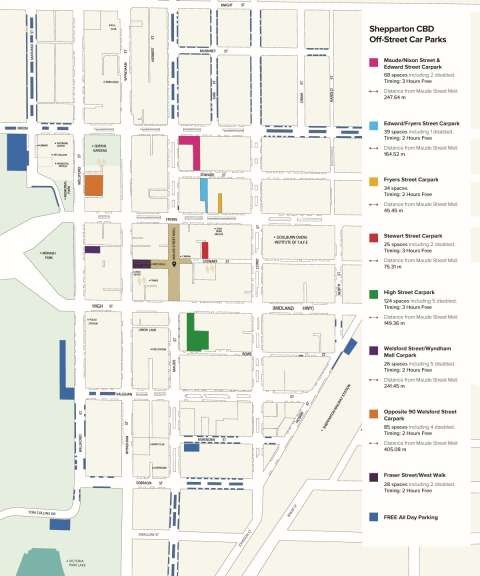 Off-Street Car Park Map