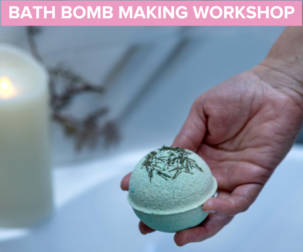 Cover image for event - Mother’s Day Special: Bath Bomb Making Workshop