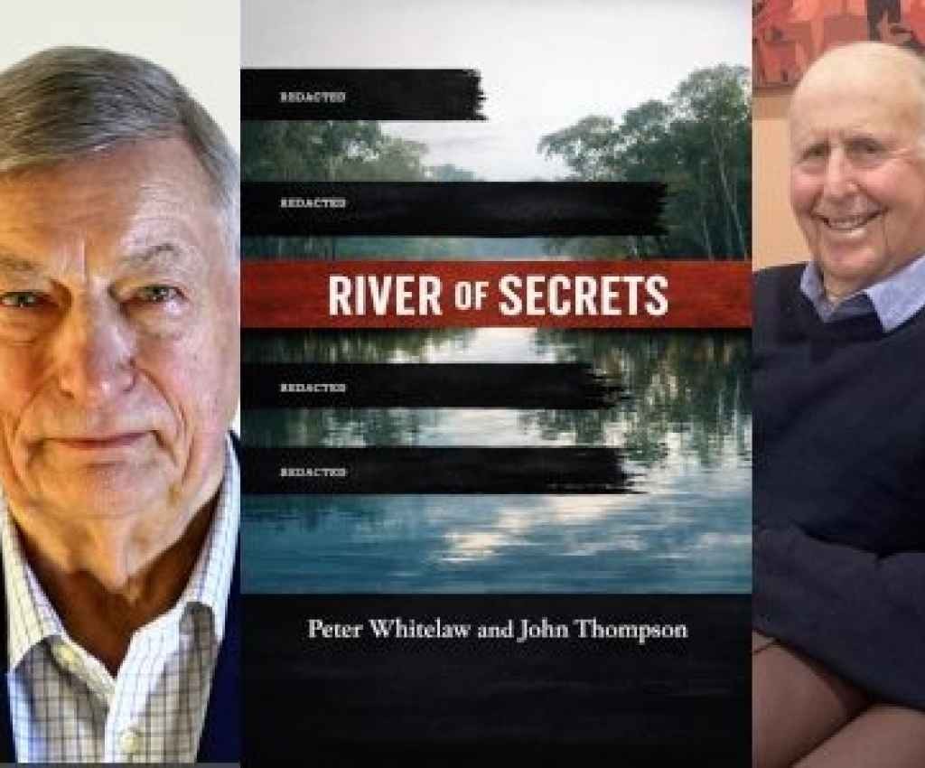 Cover image for event - Book Launch at Shepparton Library - River of Secrets by John Thompson & Peter Whitelaw