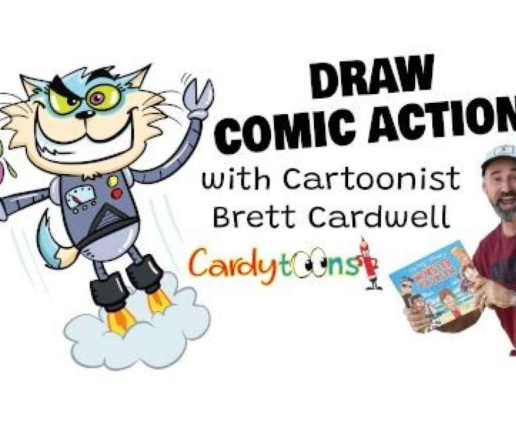 Cover image for event - Cardytoons Comic Book Workshop at Shepparton Library