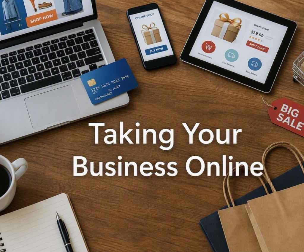 Cover image for event - Taking Your Business Online - Live Webinar