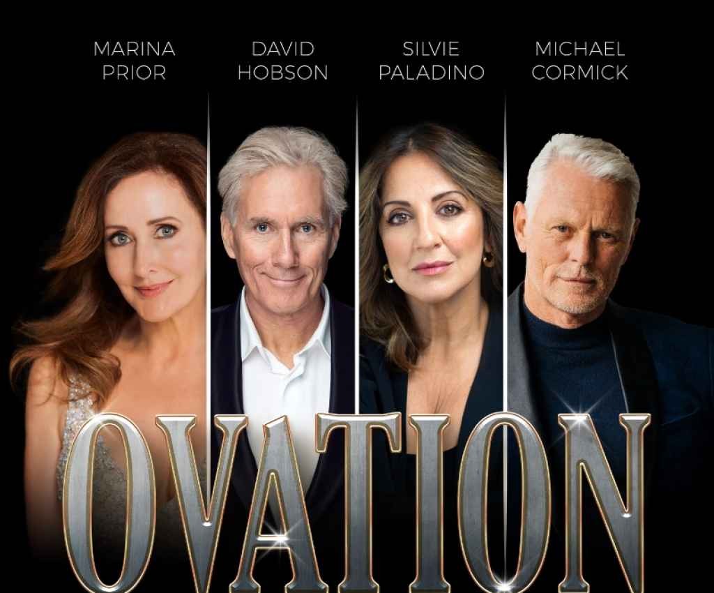 Cover image for event - Ovation -- Four of Australia’s Best-loved Artists in the Performance of a Lifetime