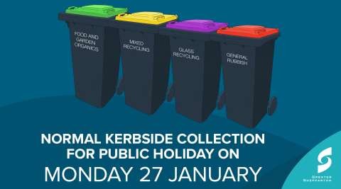 Australia Day Bin Collection 2025