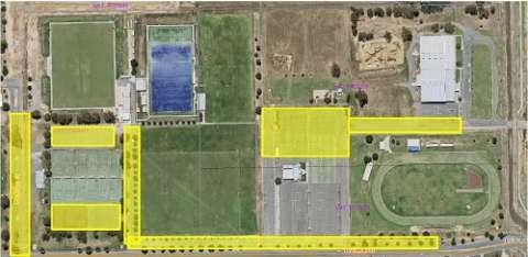 Netball courts parking locations