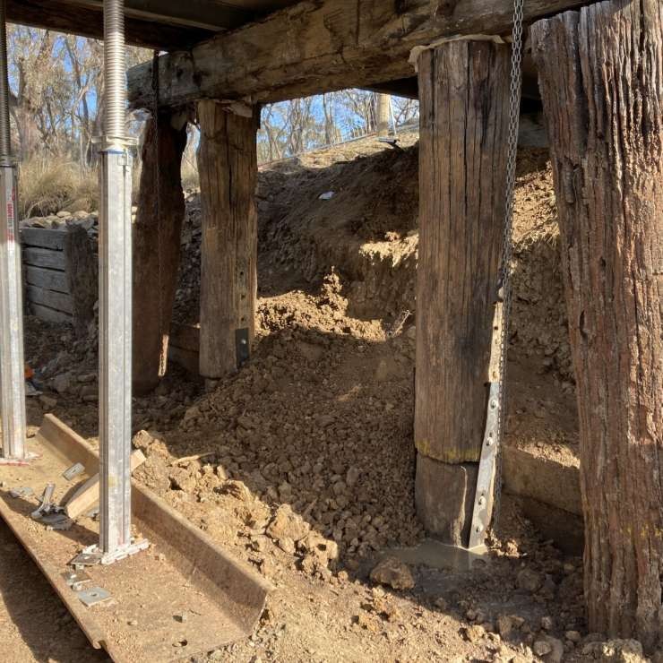 Pier being repaired 1