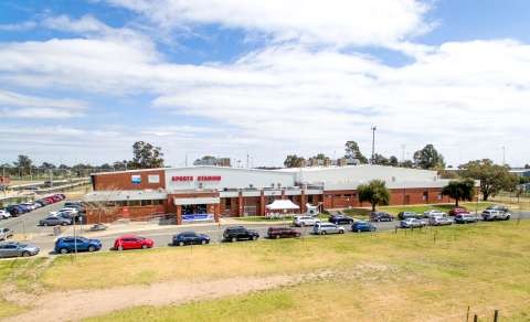 Aerial Drone - Stadium Solar Panels-6