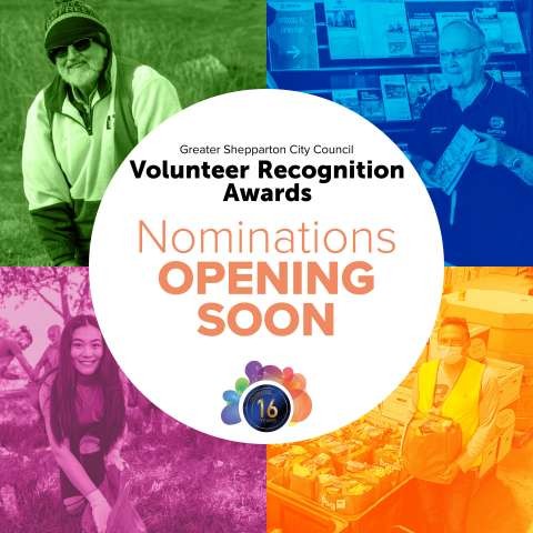 Volunteer Awards social tiles - Opening soon